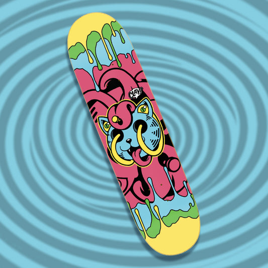 Paw-Dern Art skate deck