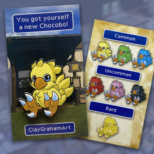 Chocobo Breeder 1.5" Blind Bag Hard Enamel Pin