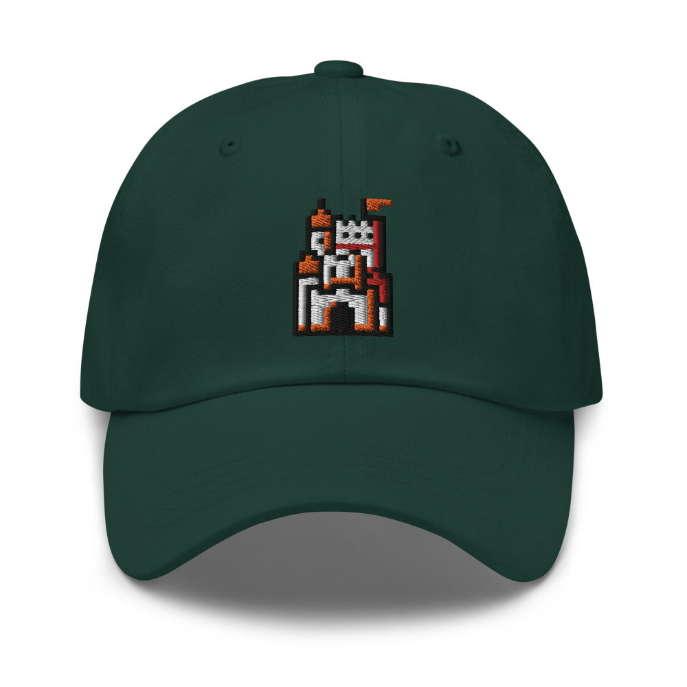 Pixel Castle dad hat