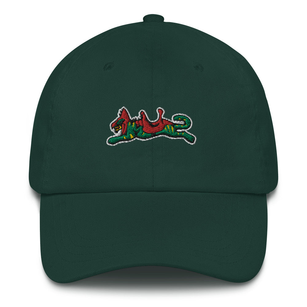Le Chat De Bataille embroidered dad hat