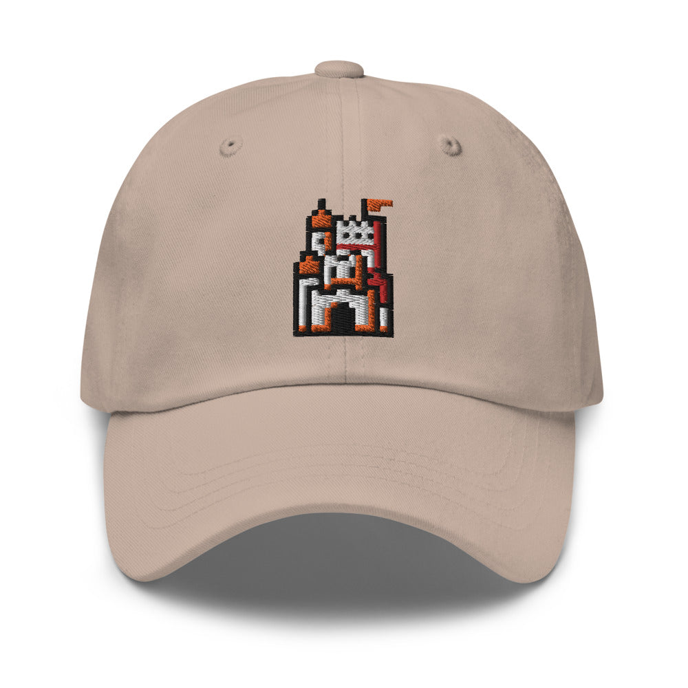 Pixel Castle dad hat