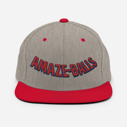 Amaze-Balls snapback hat