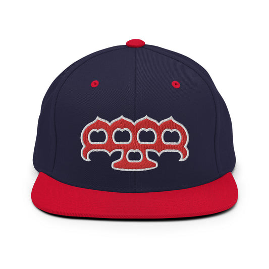 Red Knux snapback hat