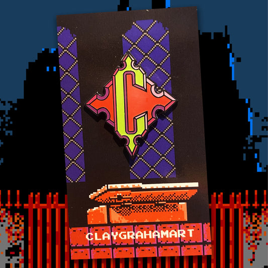 C Is For Castle 1.5" Hard Enamel Pin