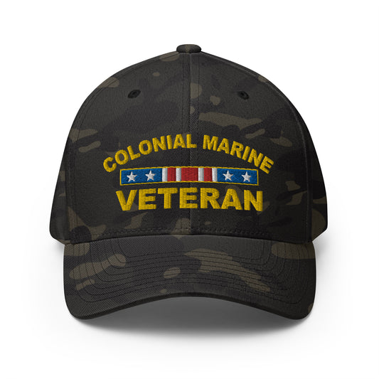 Colonial Marine Veteran flexfit baseball hat