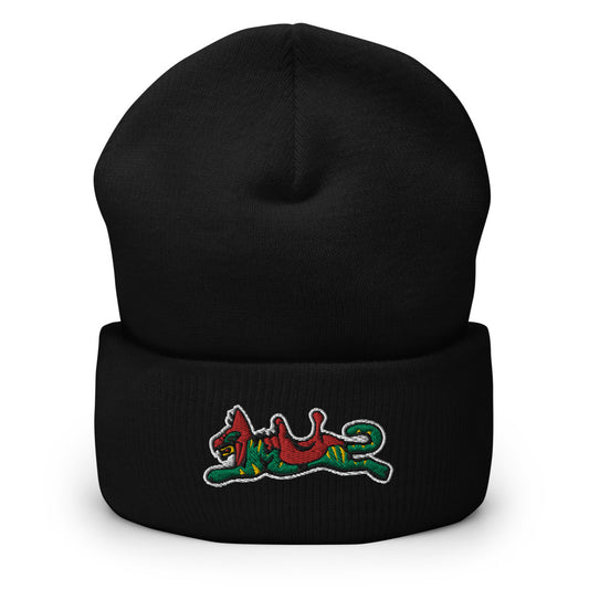 Le Chat De Bataille embroidered beanie