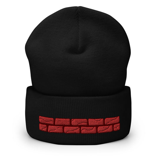 Brick Wall Peeker beanie