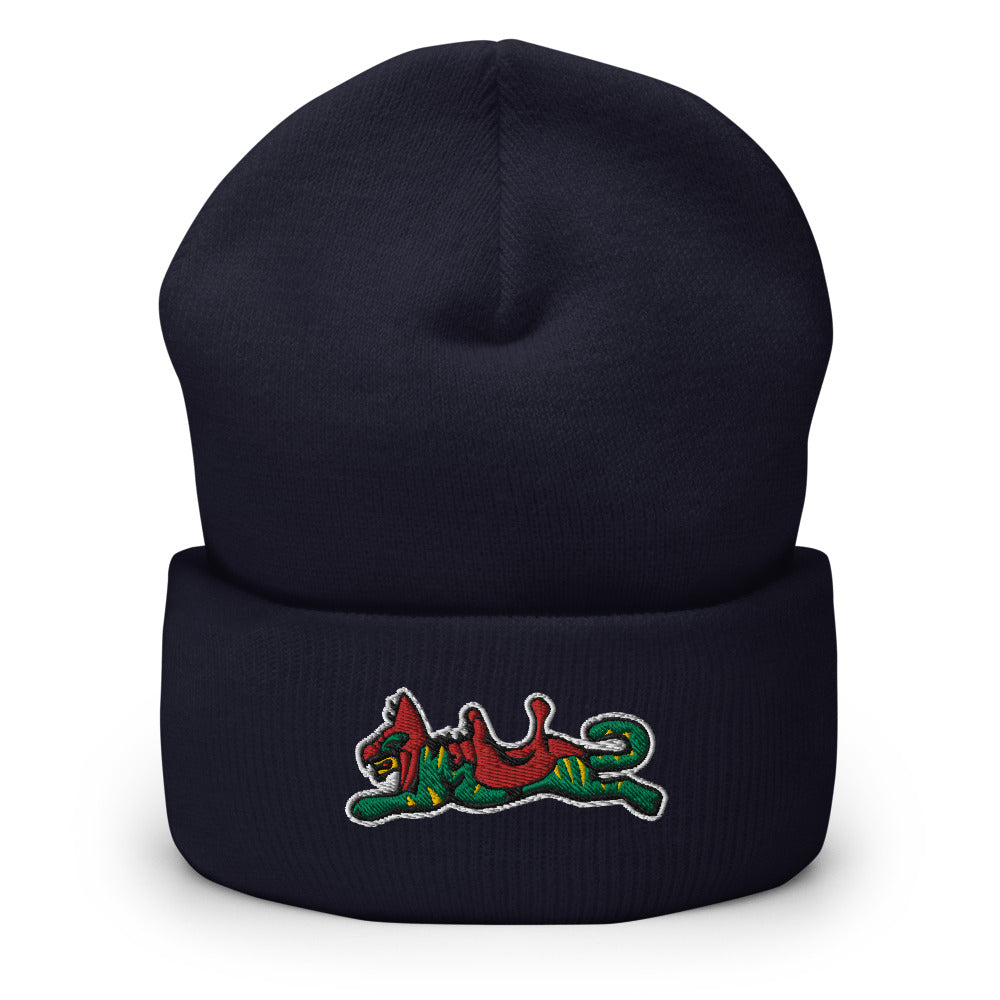 Le Chat De Bataille embroidered beanie
