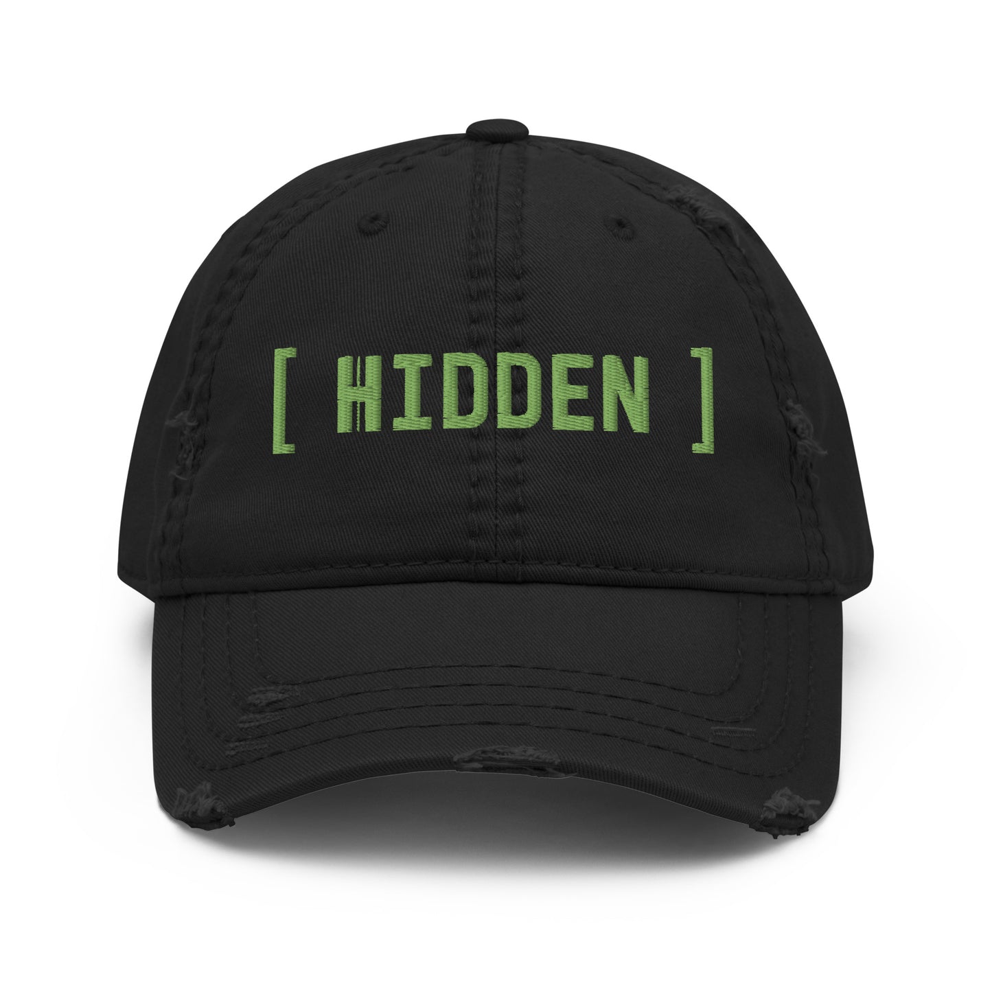 HIDDEN ] distressed dad hat