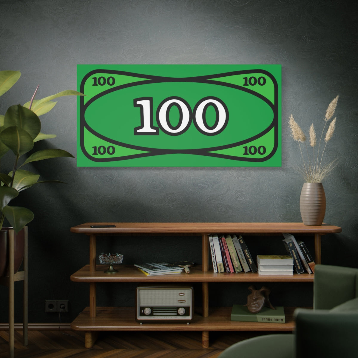 The Almighty Block Dollar canvas print