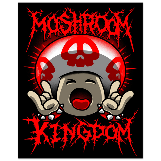 Moshroom Kingdom semi-gloss poster