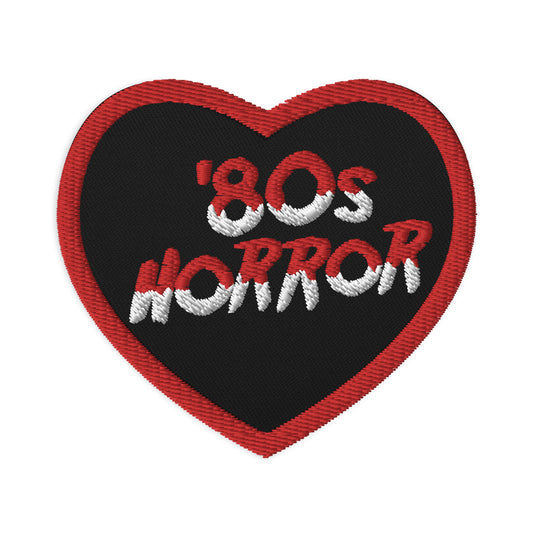 I Heart 80s Horror patch