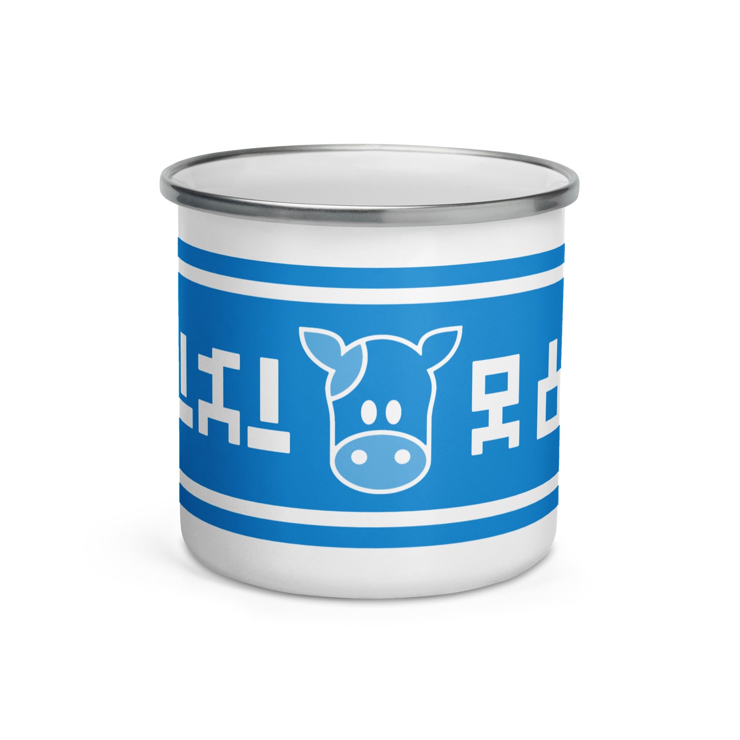 Ranch Milk enamel mug
