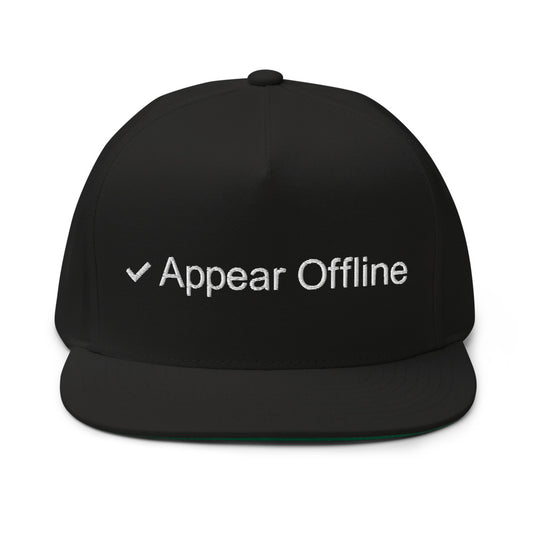 Appear Offline snapback hat