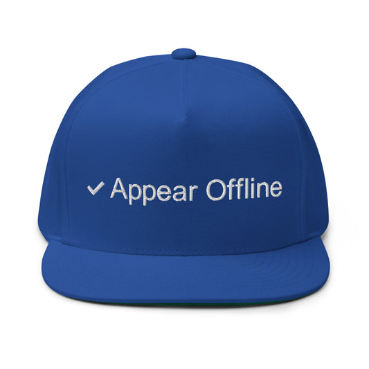 Appear Offline snapback hat