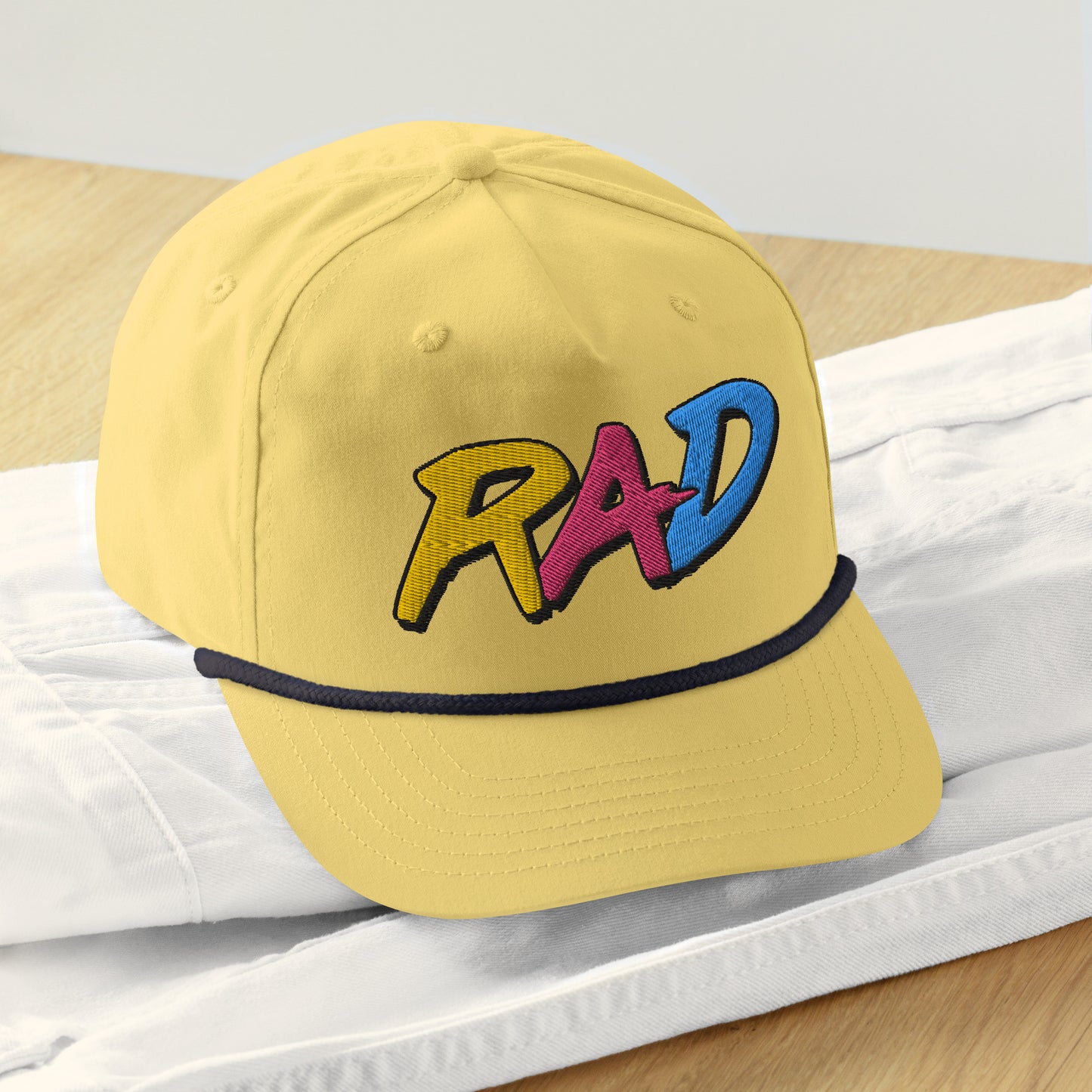RAD retro snapback hat