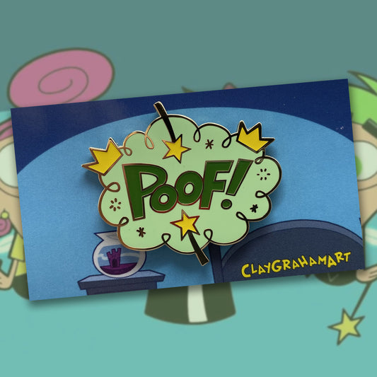 Fairly Odd Magic 2" Hard Enamel Pin