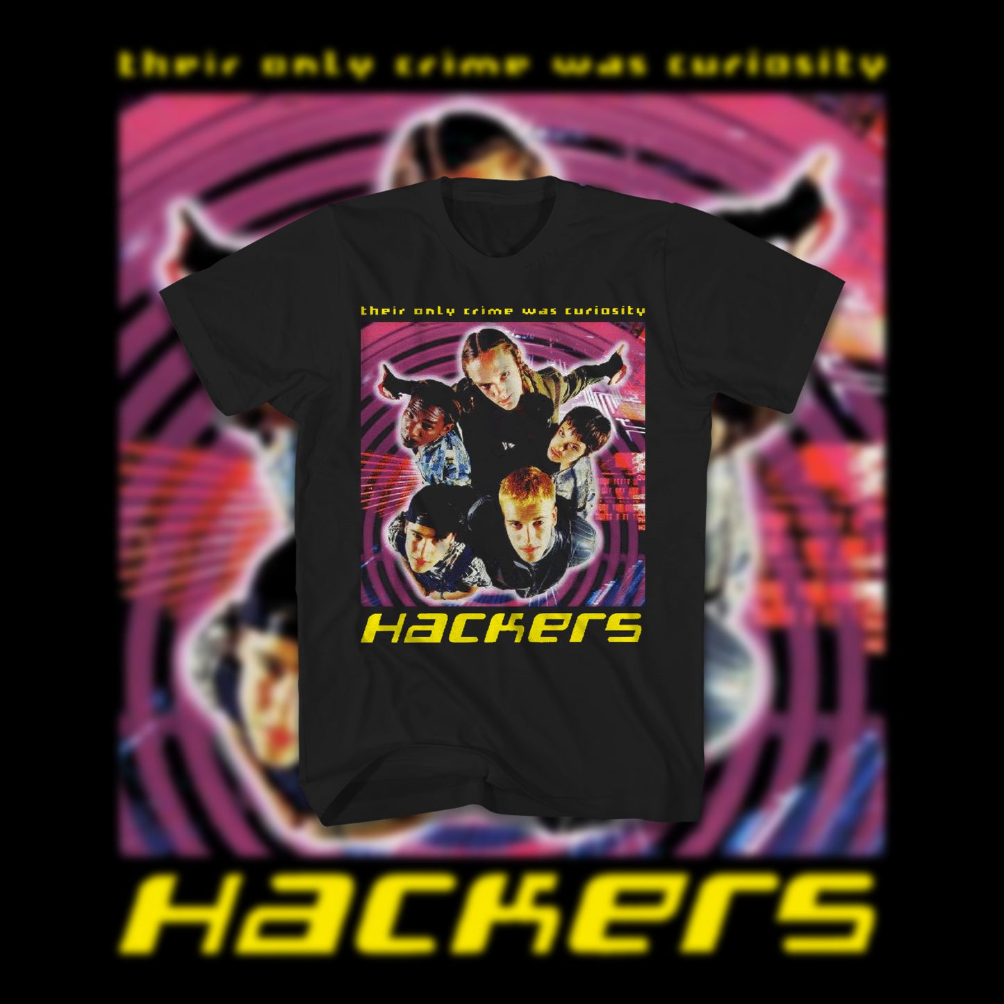 Hackers W3B GR4PHX tee