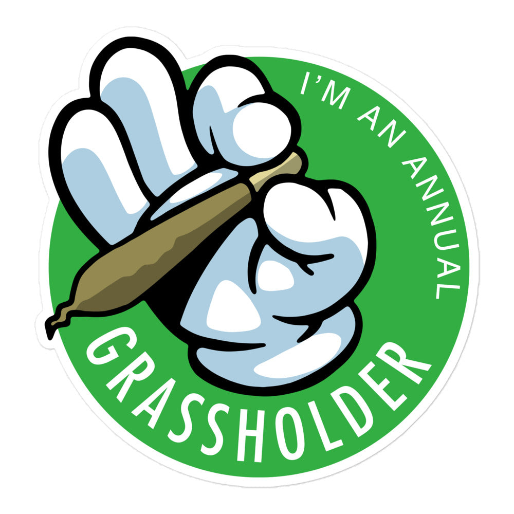 Annual Grassholder vinyl sticker