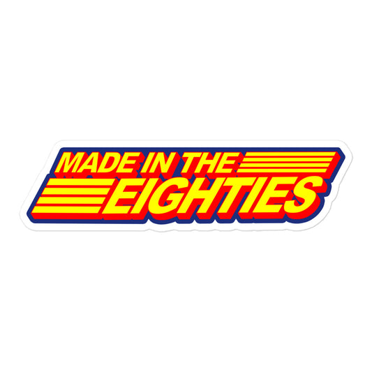 Made in the Eighties vinyl sticker