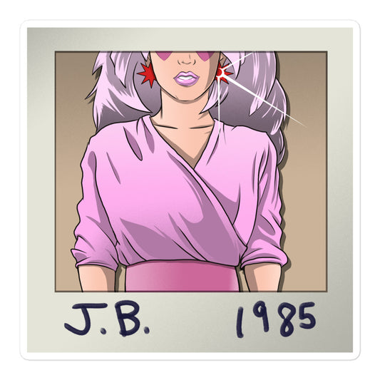 Jerrica Benton 1985 vinyl sticker