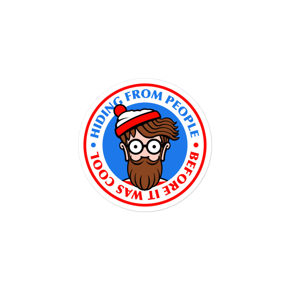 Original Hipster vinyl sticker