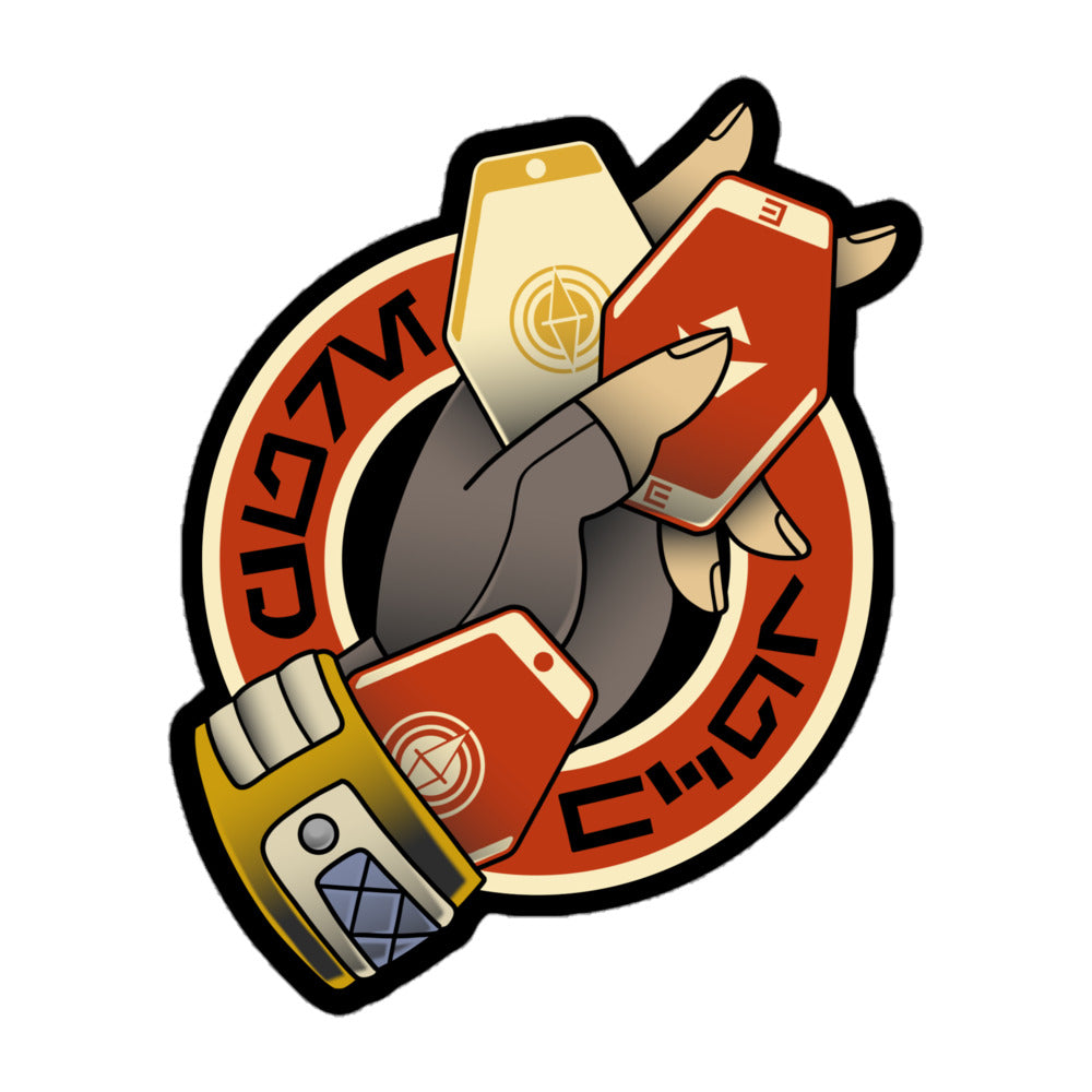 Pure Luck vinyl sticker – ClayGrahamArt
