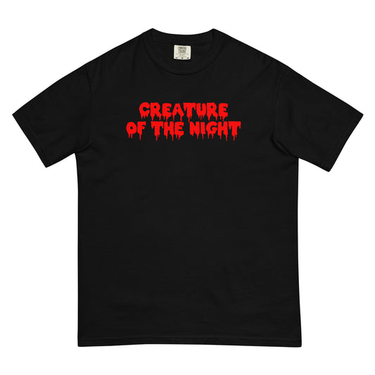 Creature of the Night garment-dyed heavyweight t-shirt