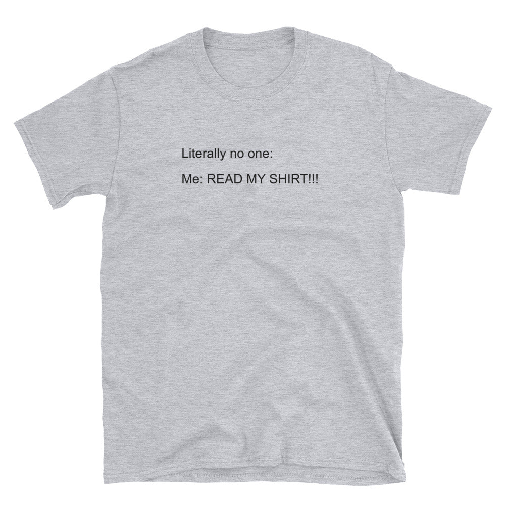 READ MY t-shirt