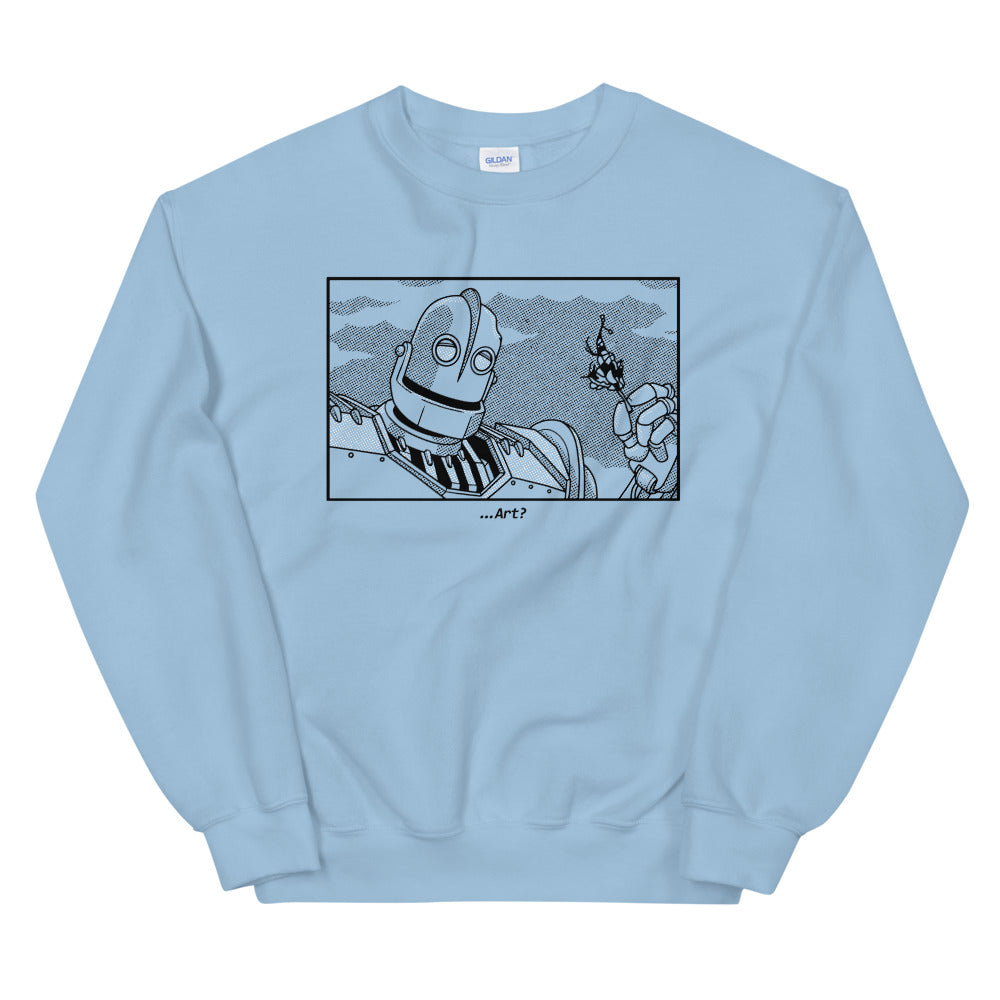 Scrap or Art? crewneck sweatshirt