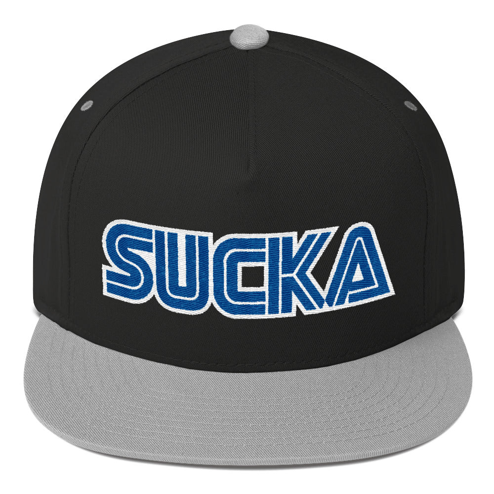 SUCKA snapback hat