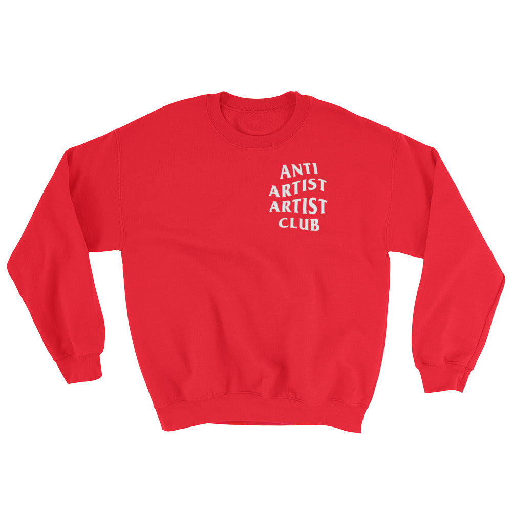 Anti Artist Artist Club crewneck sweatshirt (white logo)