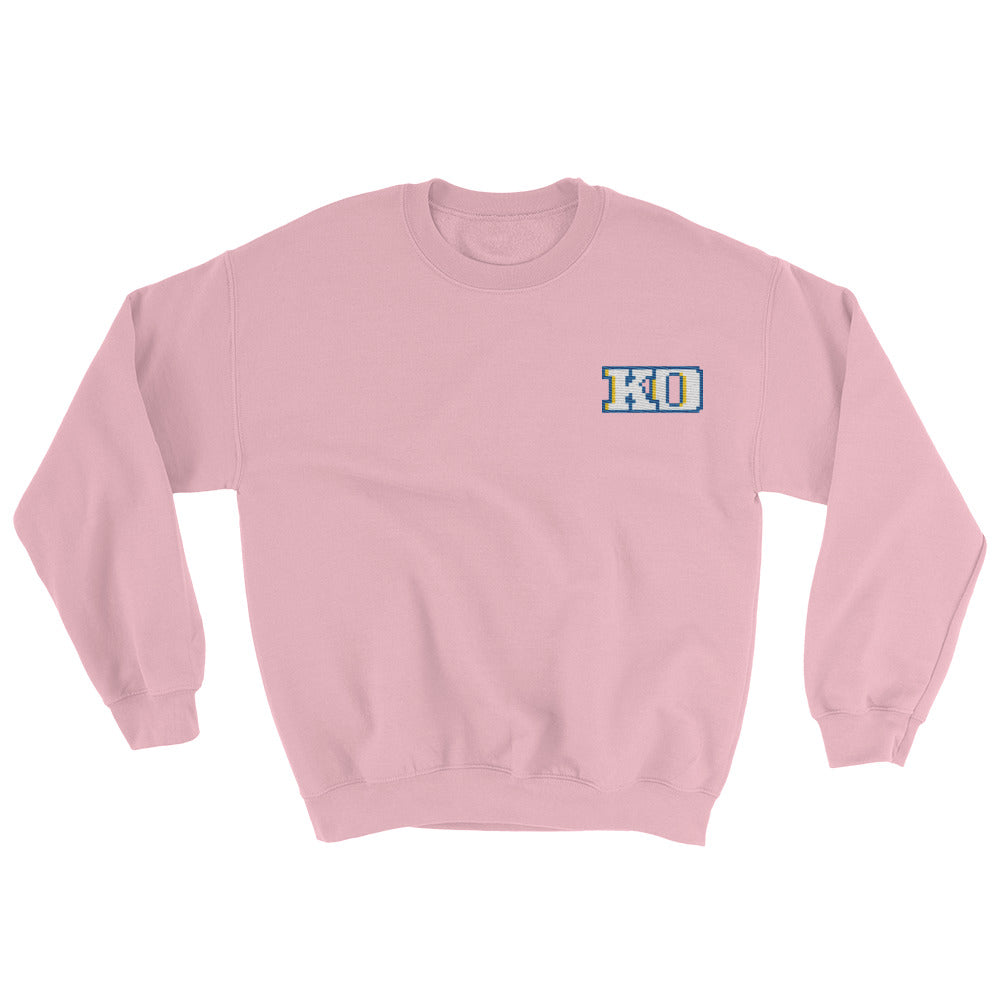 What a Knockout embroidered crewneck sweatshirt