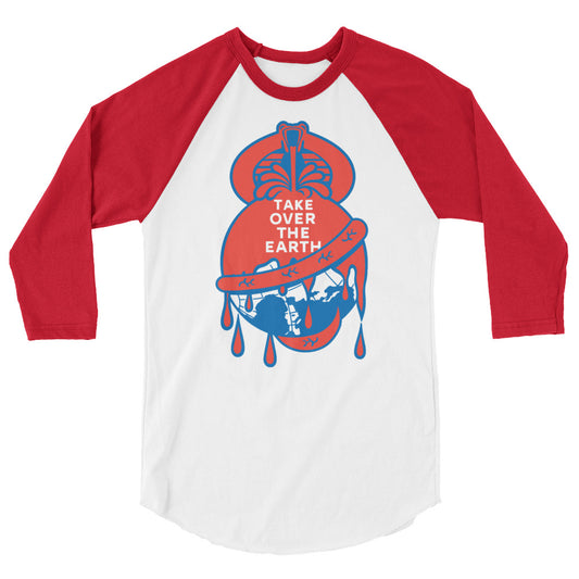Take Over the Earth baseball t-shirt