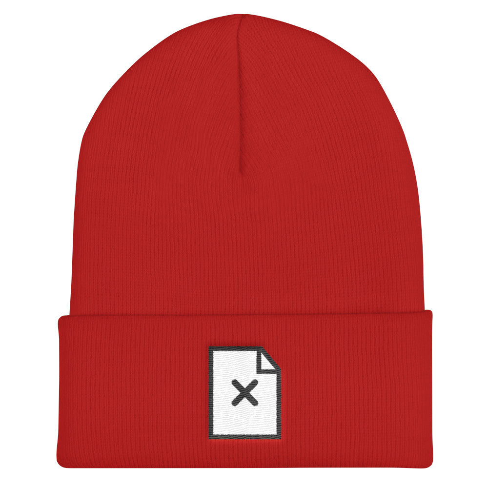 Missing Image File beanie
