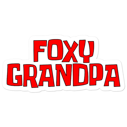 Foxy Grandpa sticker