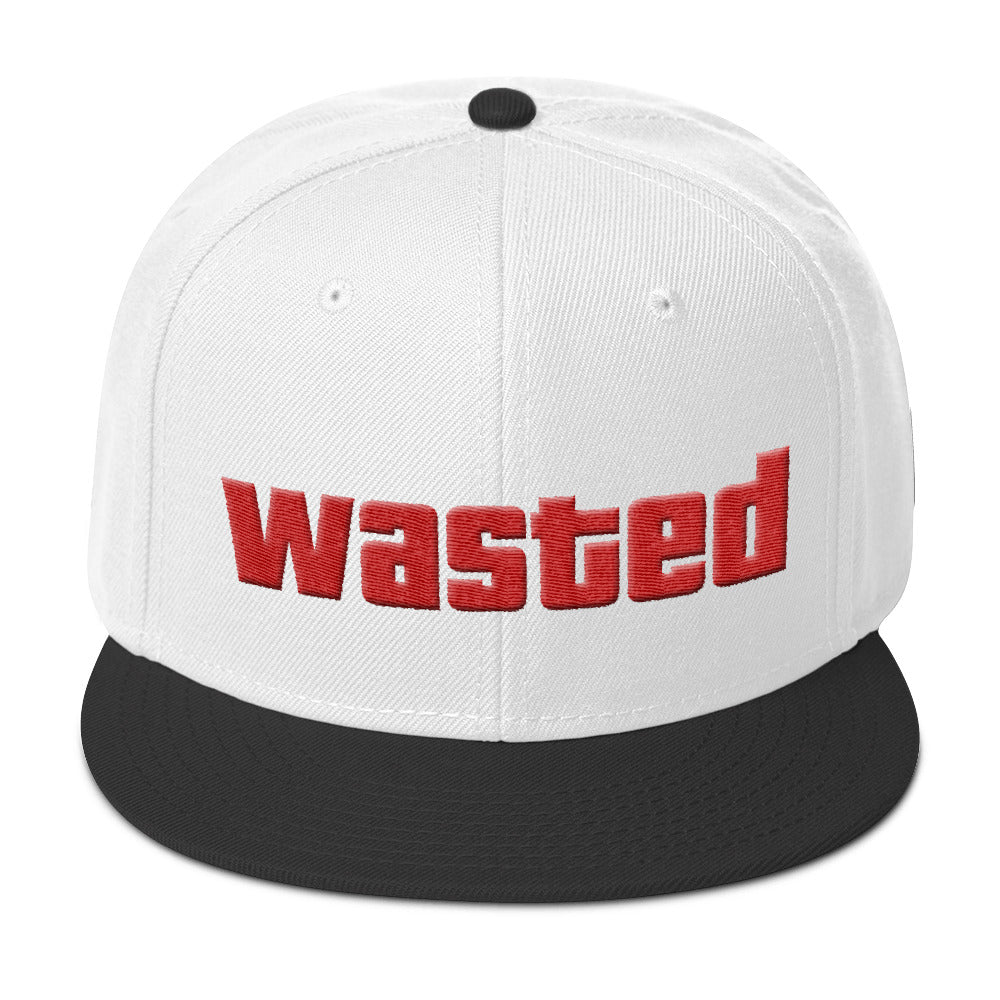 Wasted snapback hat