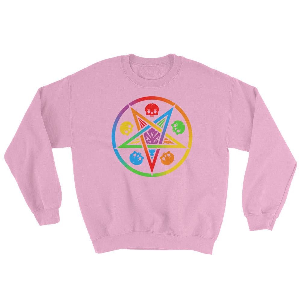 Rainbows In Hell crewneck sweatshirt