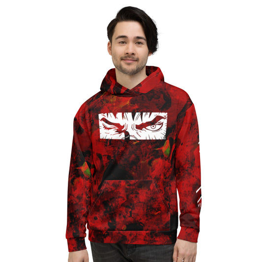 Guts' Rage allover print pullover hoodie