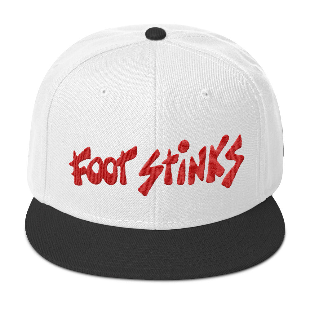 Foot Stinks snapback hat