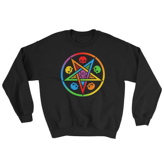 Rainbows In Hell crewneck sweatshirt