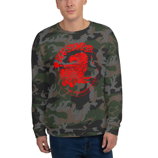 Bug Stomper allover crewneck sweatshirt