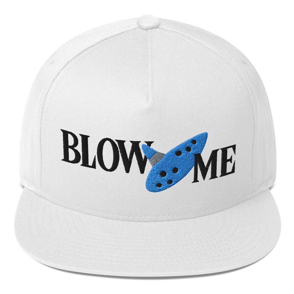 Blow Me Ocarina snapback hat