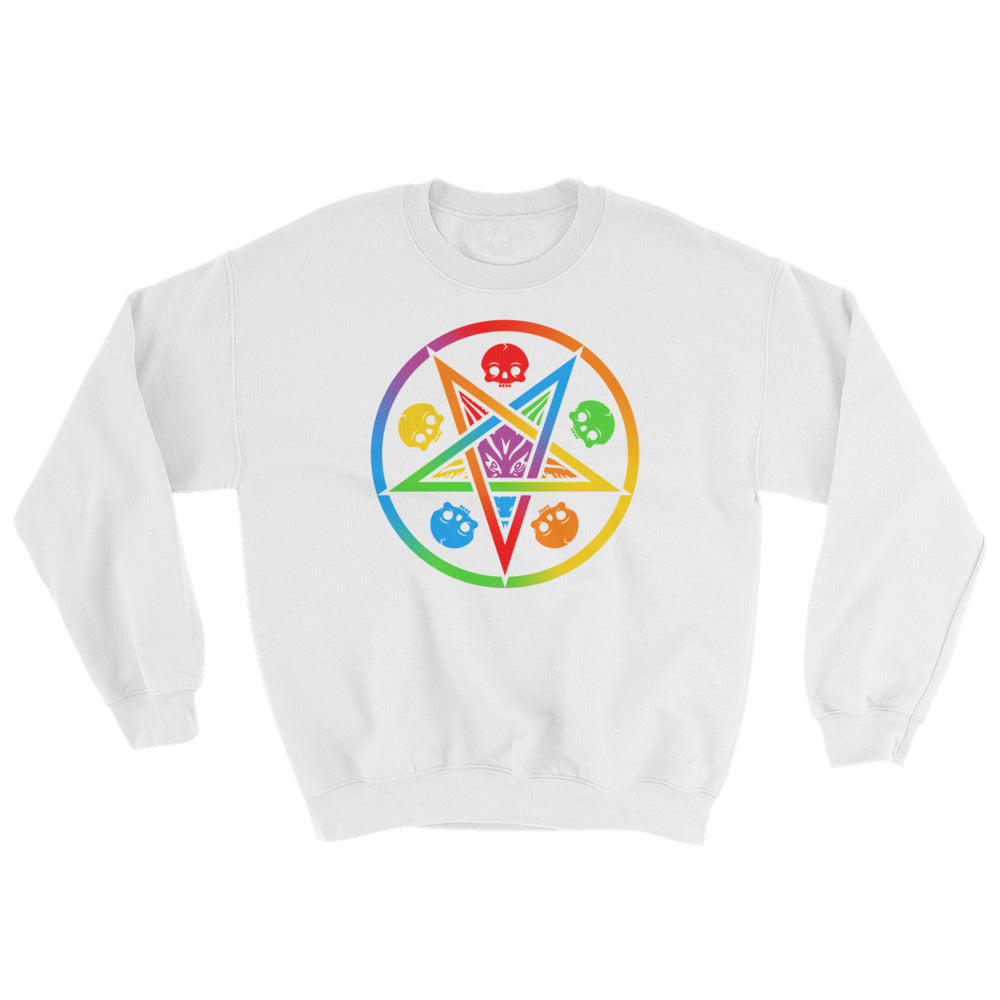 Rainbows In Hell crewneck sweatshirt