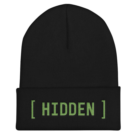 HIDDEN ] beanie