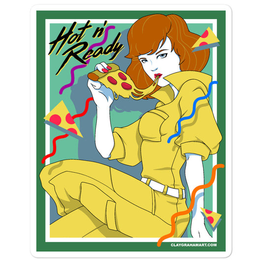 Hot n' Ready sticker