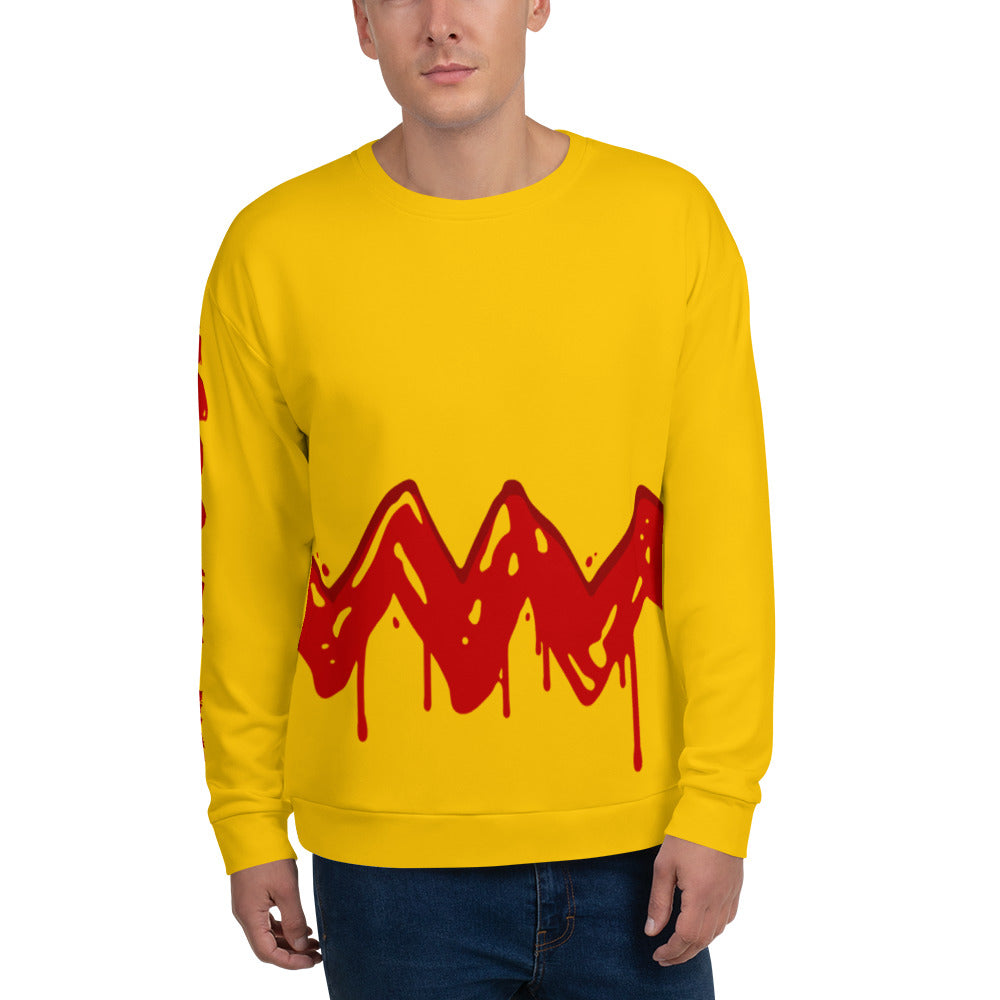 Chucky Brown all-over crewneck sweatshirt