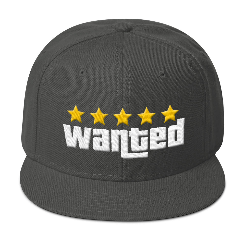 Wanted 5-Stars snapback hat