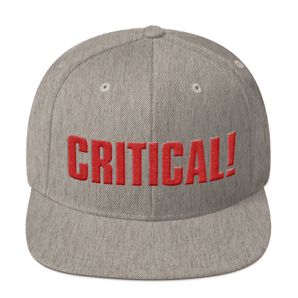 Critical Hit snapback hat