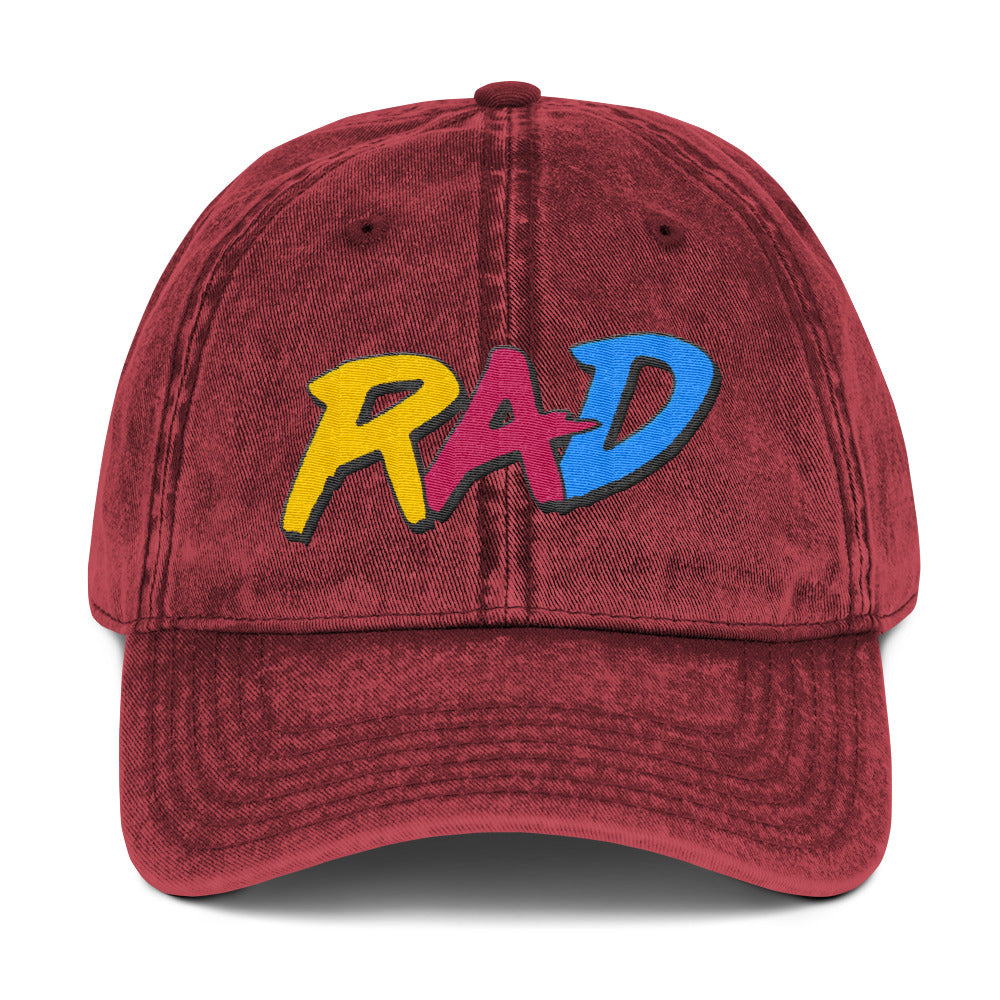 RAD acid wash dad hat